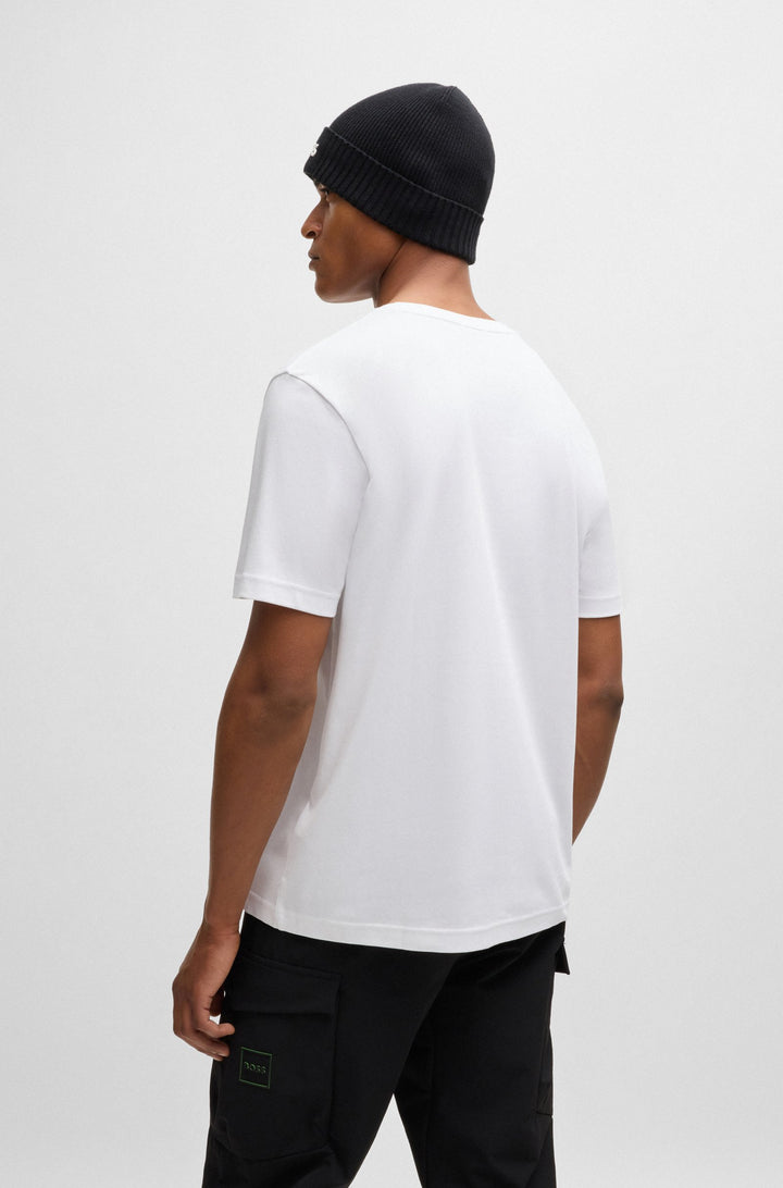 BOSS T-Shirts Regular Fit in Cotton - TEE 9 10262274 01-50525219- Concorde Fashion#color_white-100