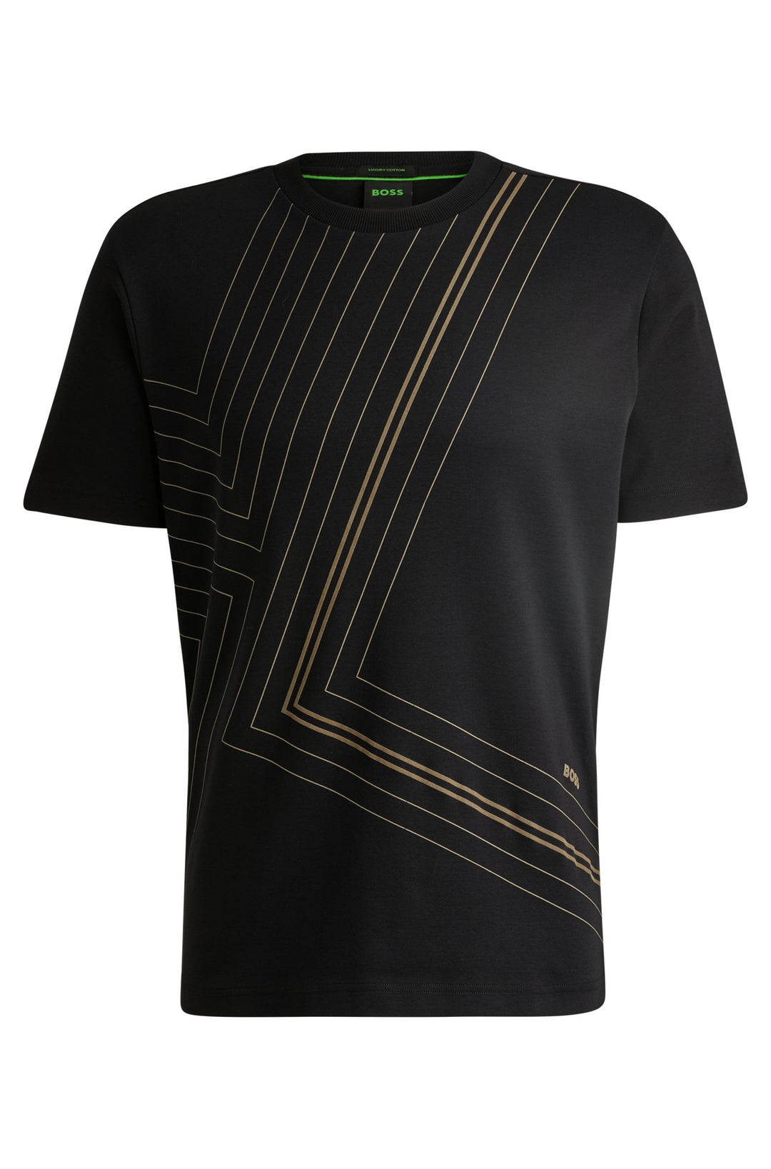 BOSS T-Shirts Regular Fit in Cotton - TEE 7 10262274 01-50525225- Concorde Fashion#color_black-001