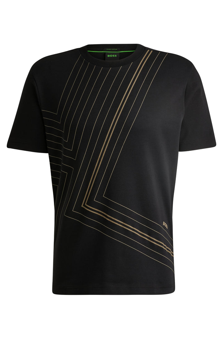 BOSS T-Shirts Regular Fit in Cotton - TEE 7 10262274 01-50525225- Concorde Fashion#color_black-001