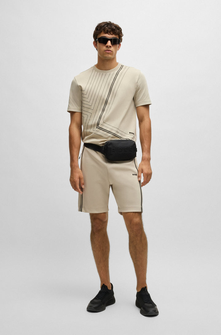 BOSS T-Shirts Regular Fit in Cotton - TEE 7 10262274 01-50525225- Concorde Fashion#color_beige-271