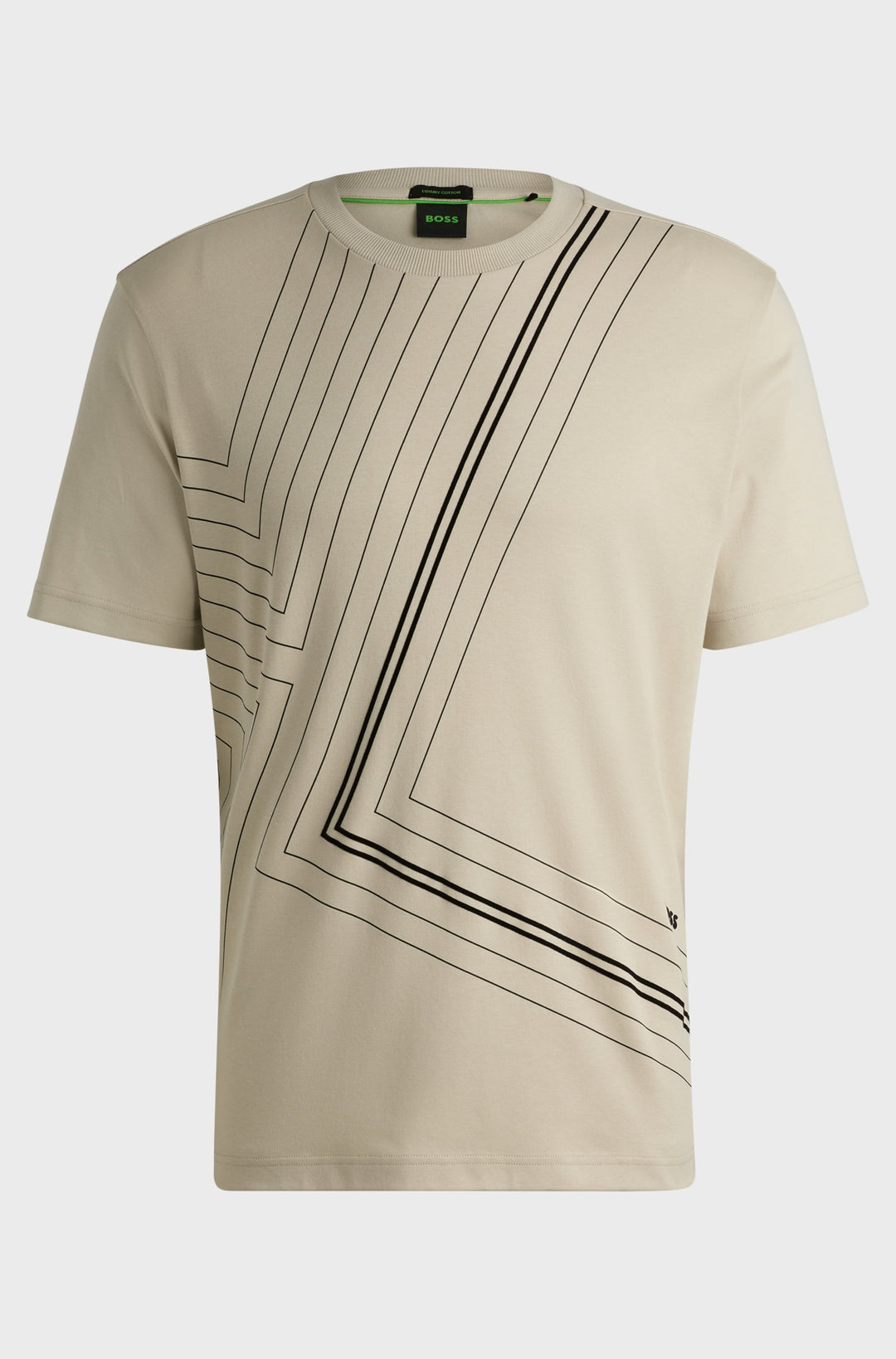 BOSS T-Shirts Regular Fit in Cotton - TEE 7 10262274 01-50525225- Concorde Fashion#color_beige-271