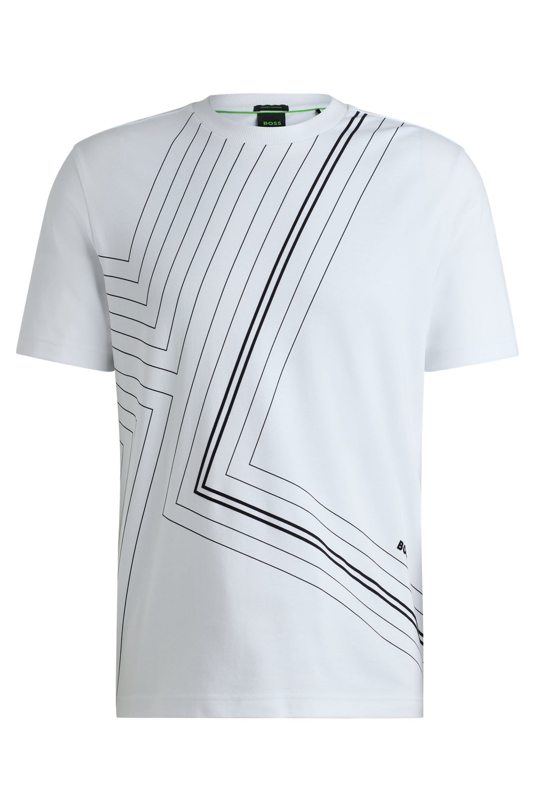 BOSS T-Shirts Regular Fit in Cotton - TEE 7 10262274 01-50525225- Concorde Fashion#color_white-100