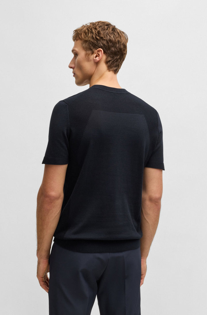 BOSS Sweaters Regular Fit - MOMENTUM_LITE_T24 50520683- Concorde Fashion#color_navy-402