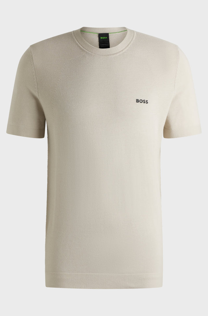 BOSS Sweaters Regular Fit - MOMENTUM_LITE_T24 50520683- Concorde Fashion#color_beige-284
