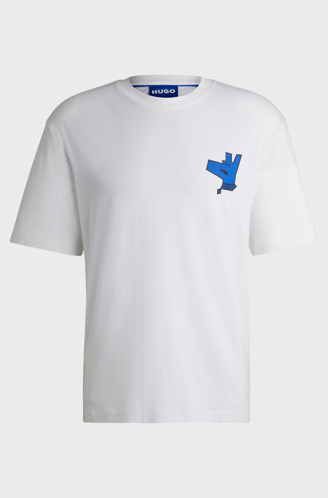 HUGO T-Shirts Regular Fit in Cotton - NOLLICO 10262283 01-50519124- Concorde Fashion#color_white-100