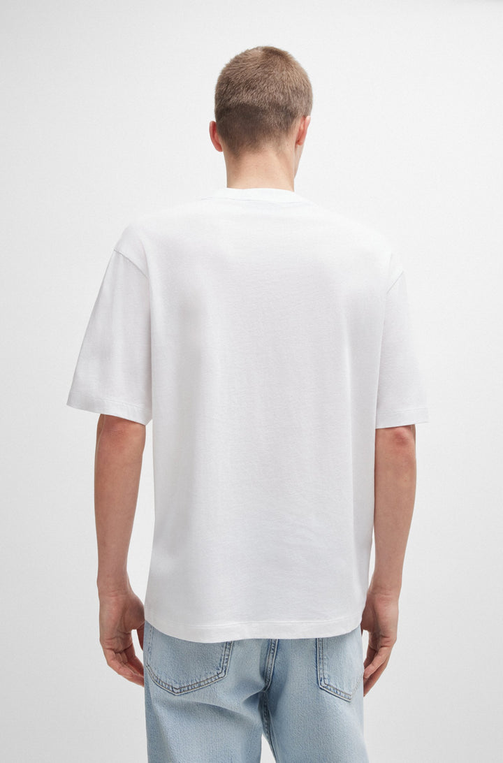 HUGO T-Shirts Regular Fit in Cotton - NEDARY 10262283 01-50519131- Concorde Fashion#color_white-100