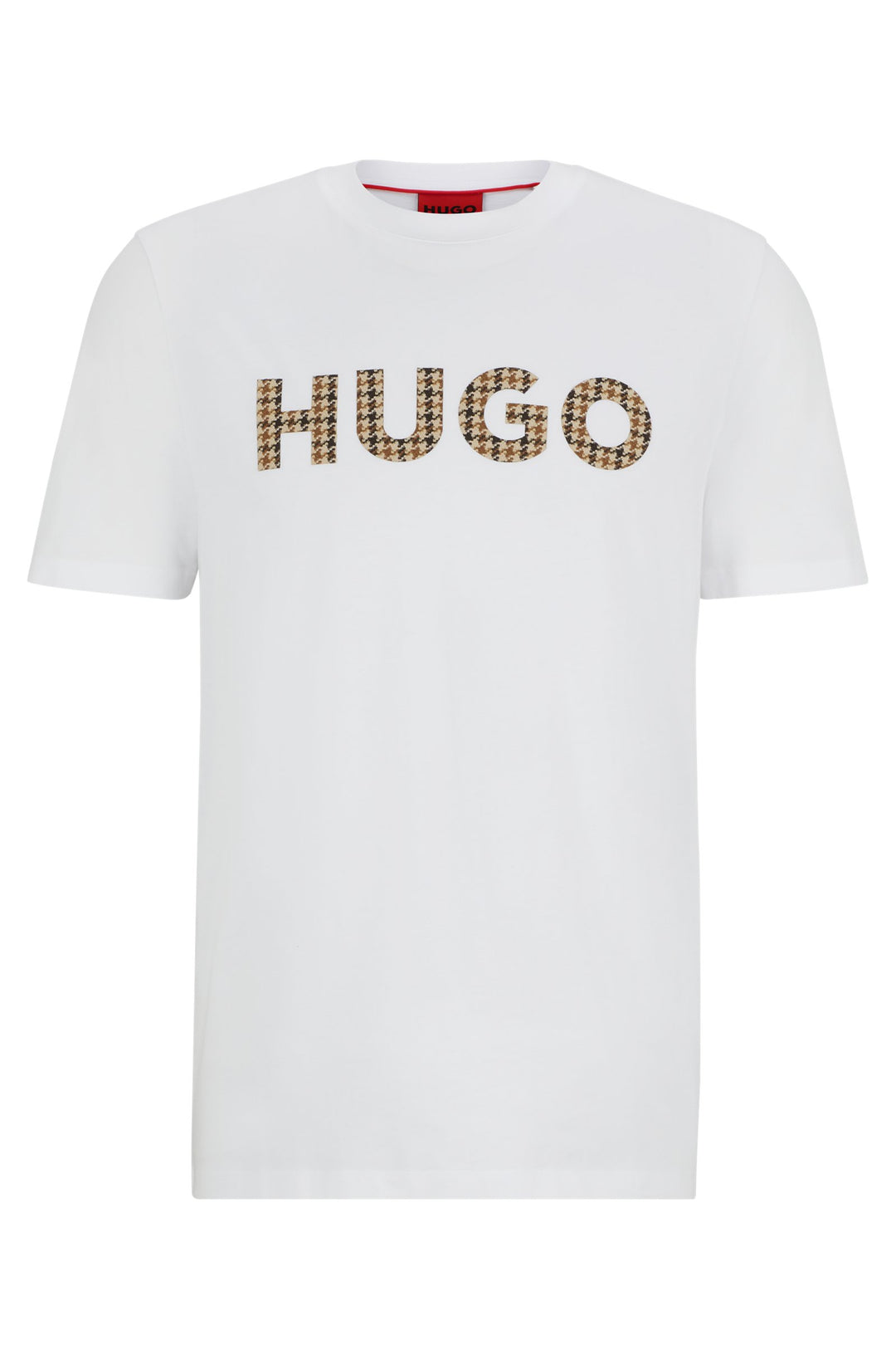 HUGO T-Shirts Regular Fit in Cotton - DULIVIO_U243 10262283 01-50519724- Concorde Fashion#color_white-100