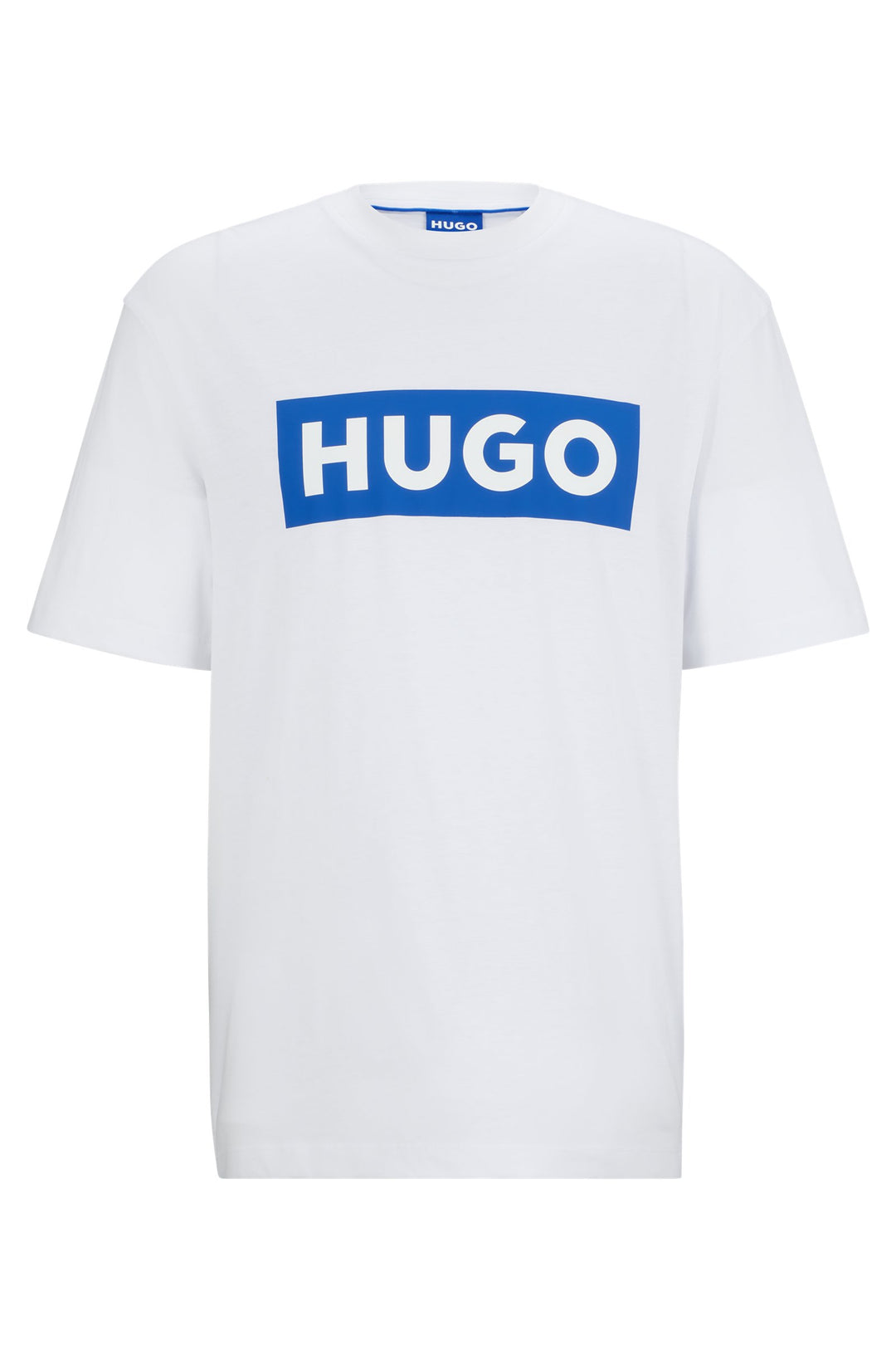 HUGO BLUE Regular Fit T-Shirts in Cotton - NICO 10262283 01-50522376- Concorde Fashion#color_white-100