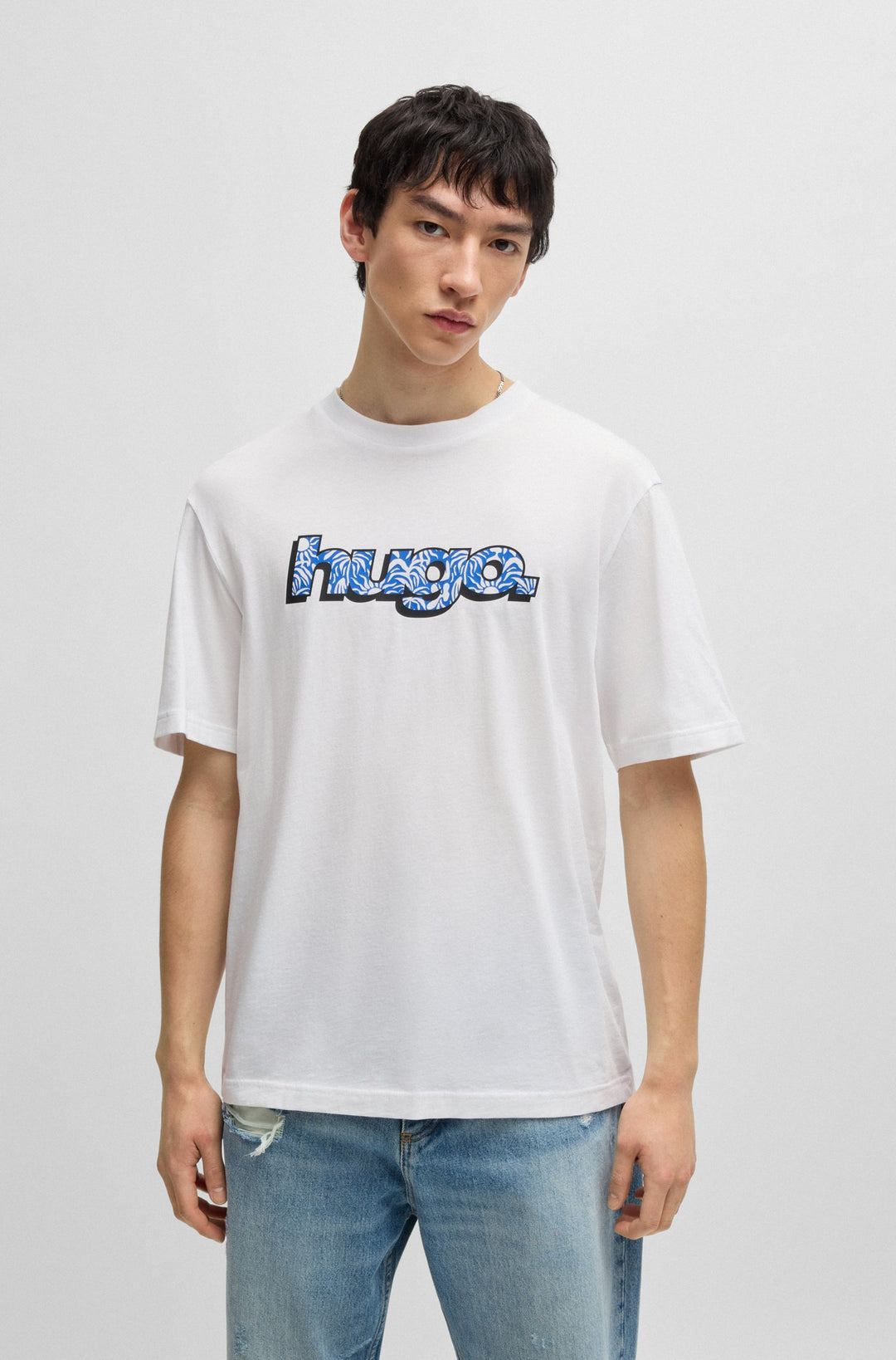 HUGO T-Shirts Regular Fit - NUGIBOL 50542932- Concorde Fashion#color_white-100