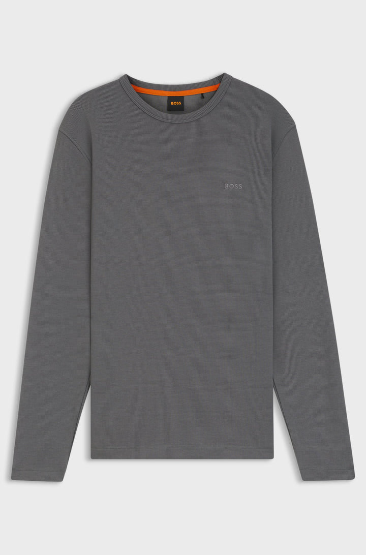 BOSS T-Shirts Regular Fit in Cotton Mix - TEMPESTO 10262290 01-50520725- Concorde Fashion#color_grey-062
