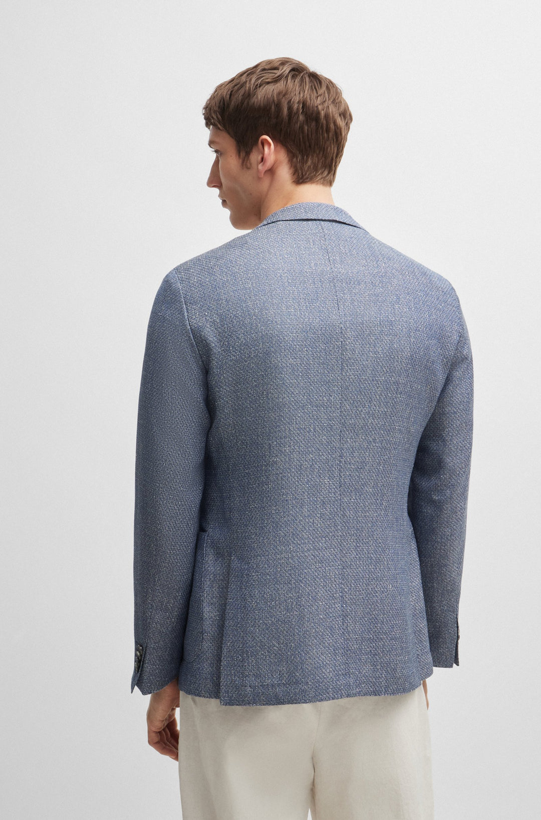 BOSS Blazers Slim Fit in Wool Mix - C-HANRY-233 10262348 01-50521956- Concorde Fashion#color_navy-412