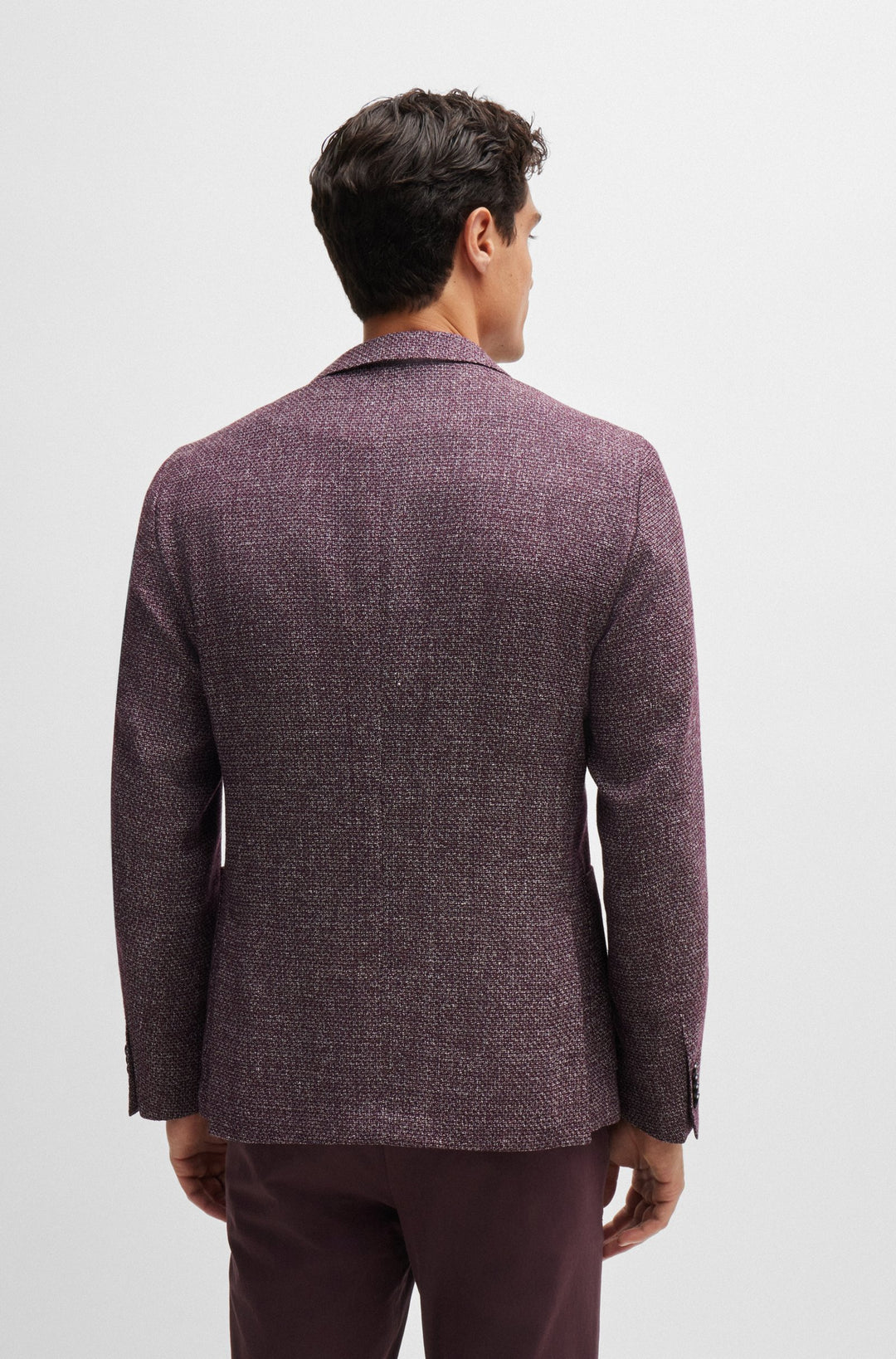 BOSS Blazers Slim Fit in Wool Mix - C-HANRY-233 10262348 01-50521956- Concorde Fashion#color_red-642