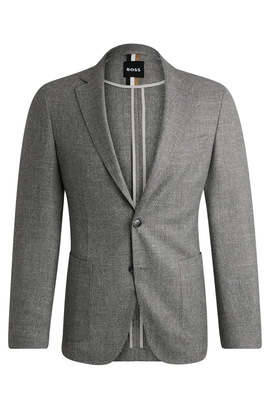 BOSS Blazers Slim Fit in Wool Mix - C-HANRY-233 10262348 01-50521956- Concorde Fashion#color_silver-041