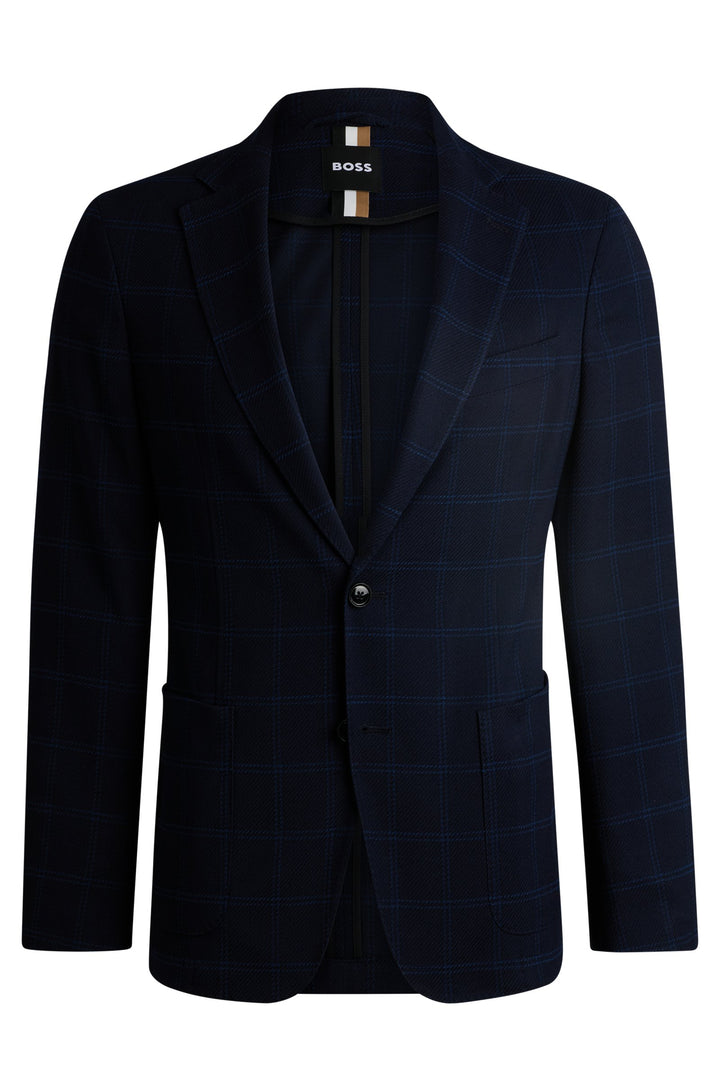 BOSS Blazers Slim Fit in Wool Mix - C-HANRY-233 10262349 01-50521630- Concorde Fashion#color_navy-404