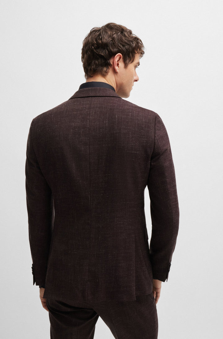BOSS Blazers Slim Fit in Wool Mix - H-HUTSON-224 10262382 01-50521645- Concorde Fashion#color_red-642