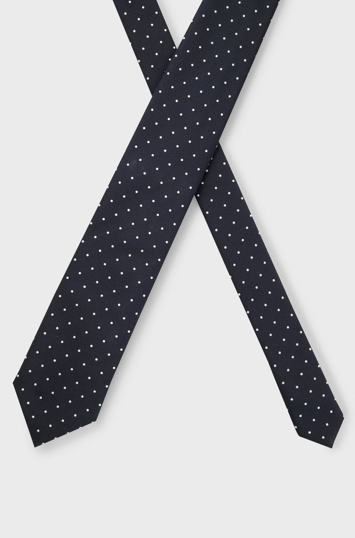BOSS Ties  in Silk Mix - H-TIE 7.5 CM-222 10262434 01-50520978- Concorde Fashion#color_navy-407
