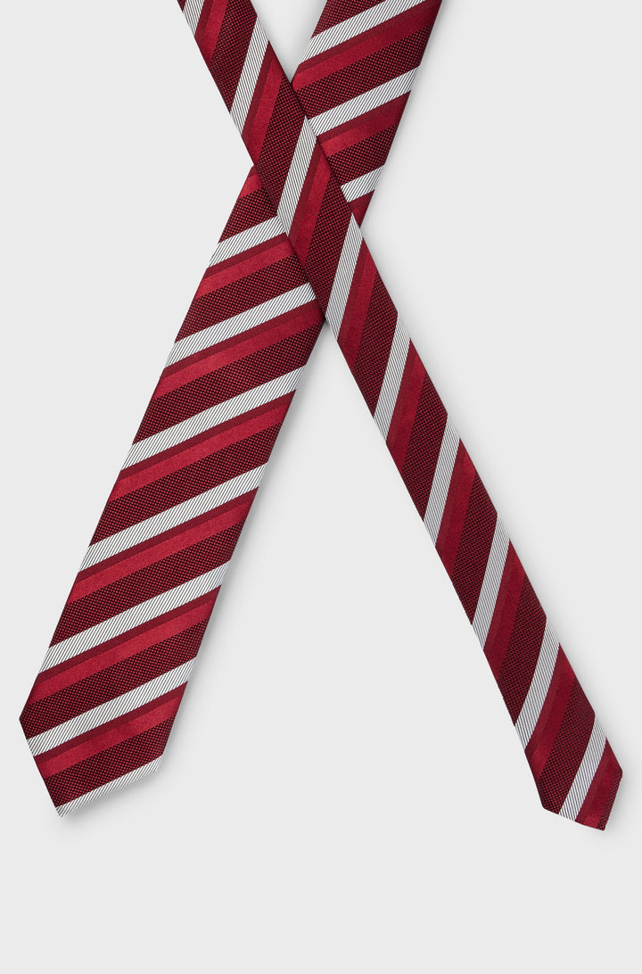 BOSS Ties  in Silk Mix - H-TIE 7.5 CM-222 10262434 01-50520978- Concorde Fashion#color_red-607