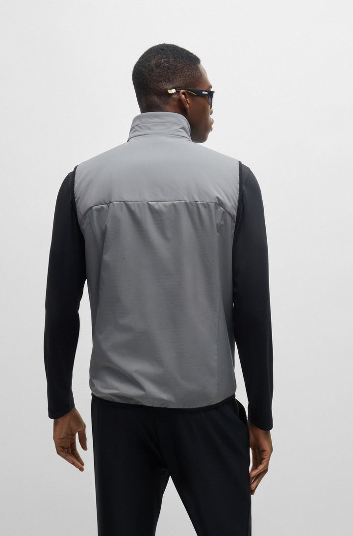 BOSS Vests Regular Fit in Polyester - V_BANE 10262436 01-50514328- Concorde Fashion#color_beige-251