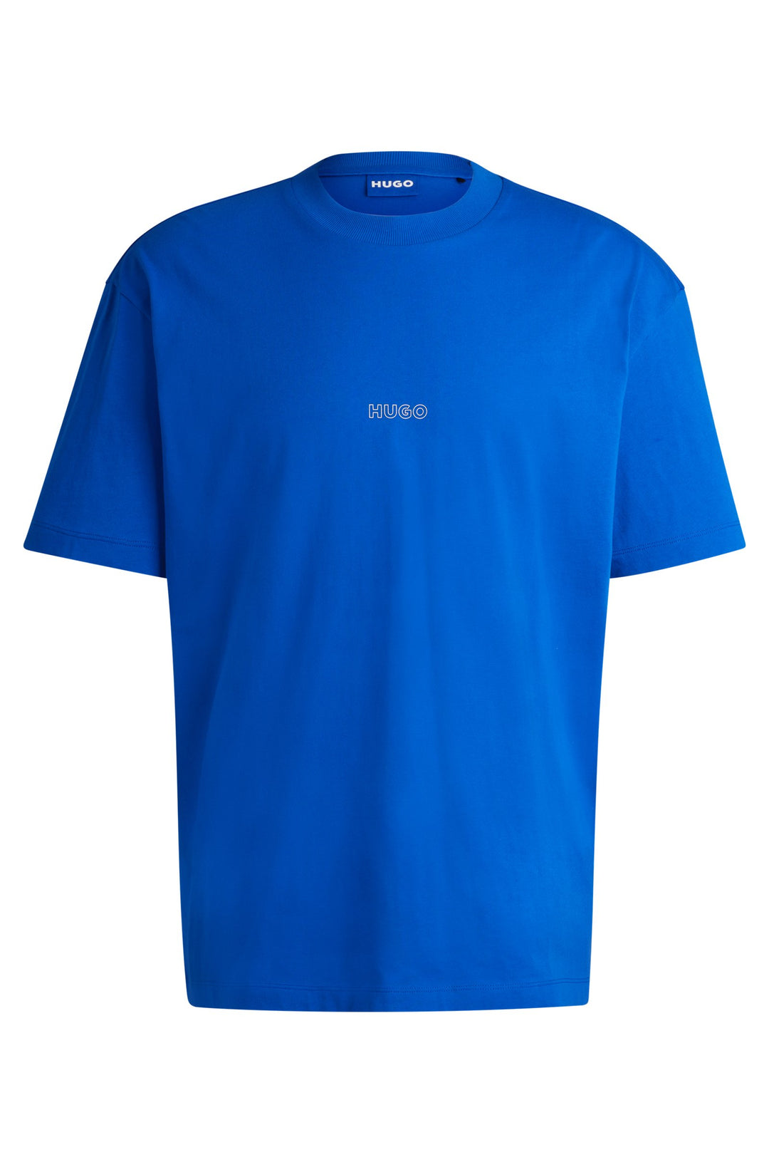 HUGO T-Shirts Loose Fit in Cotton - NOUVERES 10262441 01-50516996- Concorde Fashion#color_blue-493