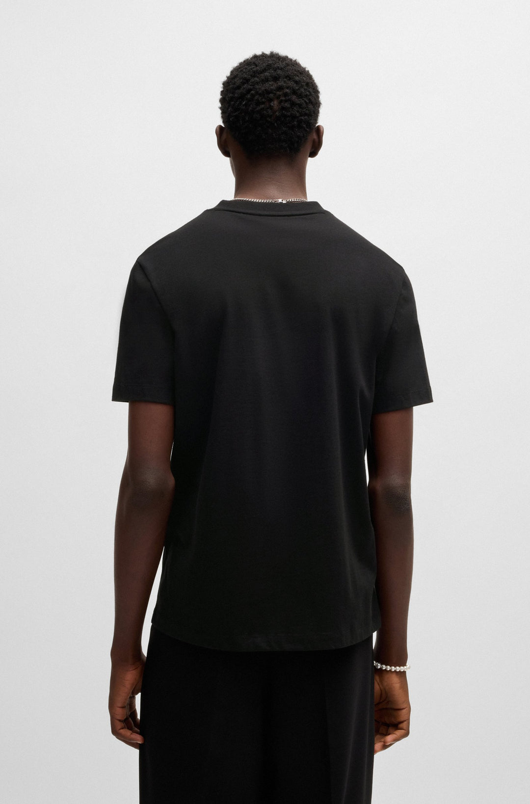 HUGO T-Shirts Regular Fit in Cotton - DIGNITEY 10262441 01-50521259- Concorde Fashion#color_black-001