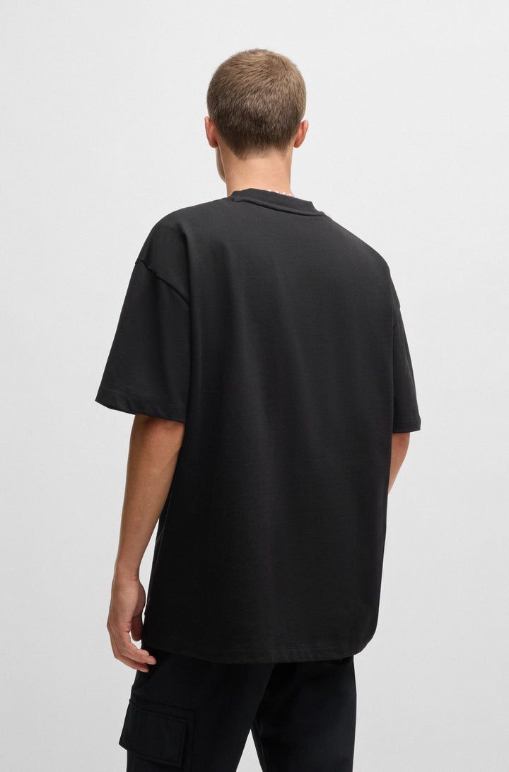 HUGO T-Shirts Oversize Fit in Cotton - DPLANITEE 10262447 01-50516664- Concorde Fashion#color_black-001