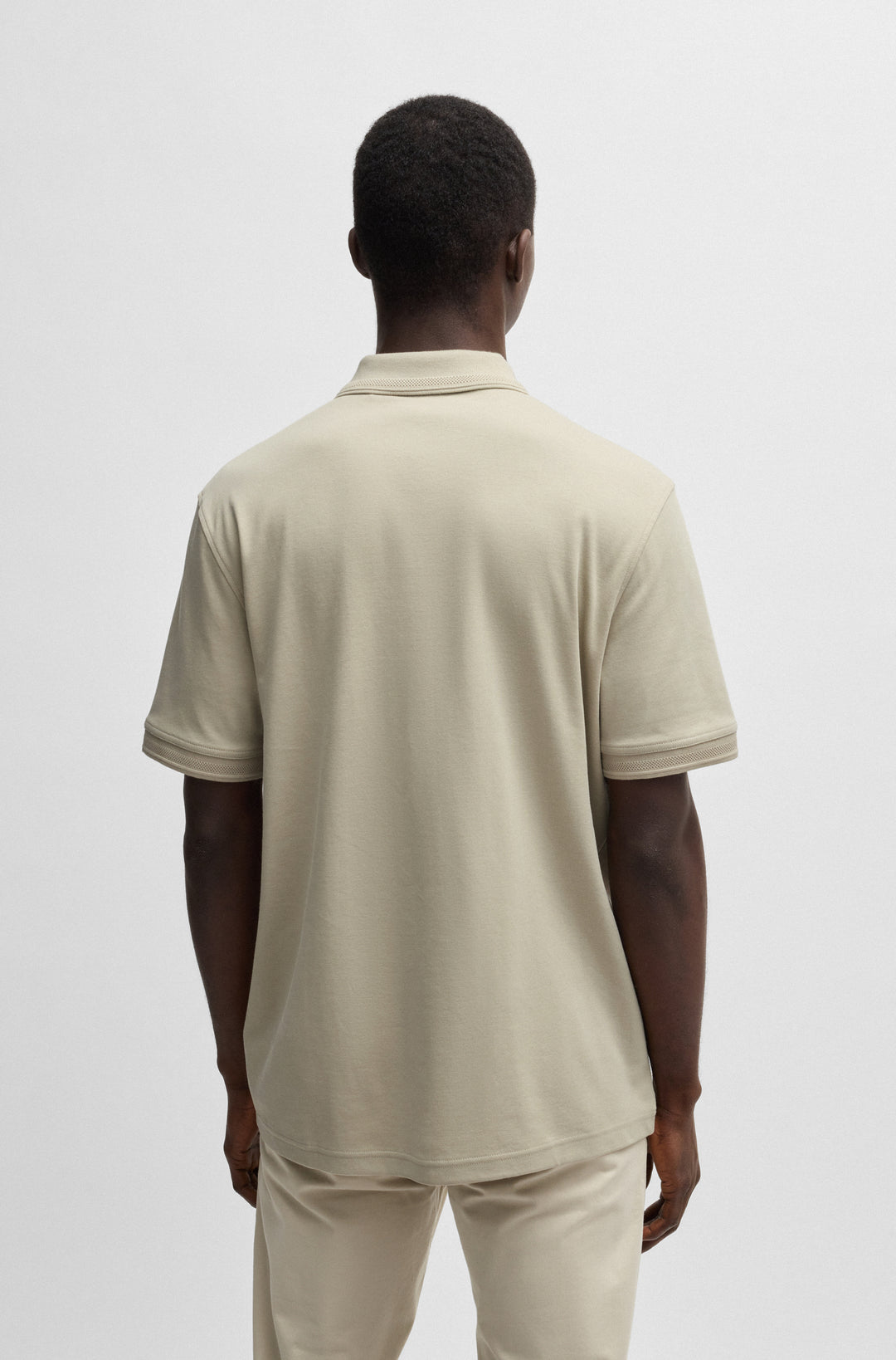 BOSS Polos Regular Fit in Cotton - PE_INTERLOCK 10262456 01-50520109- Concorde Fashion#color_beige-271
