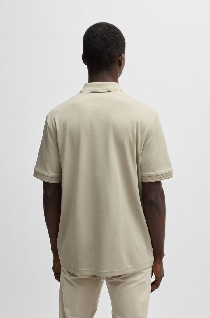 BOSS Polos Regular Fit in Cotton - PE_INTERLOCK 10262456 01-50520109- Concorde Fashion#color_beige-271