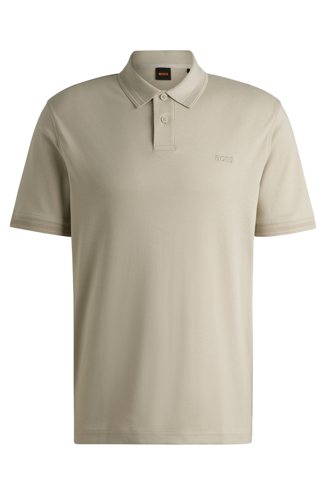 BOSS Polos Regular Fit in Cotton - PE_INTERLOCK 10262456 01-50520109- Concorde Fashion#color_beige-271
