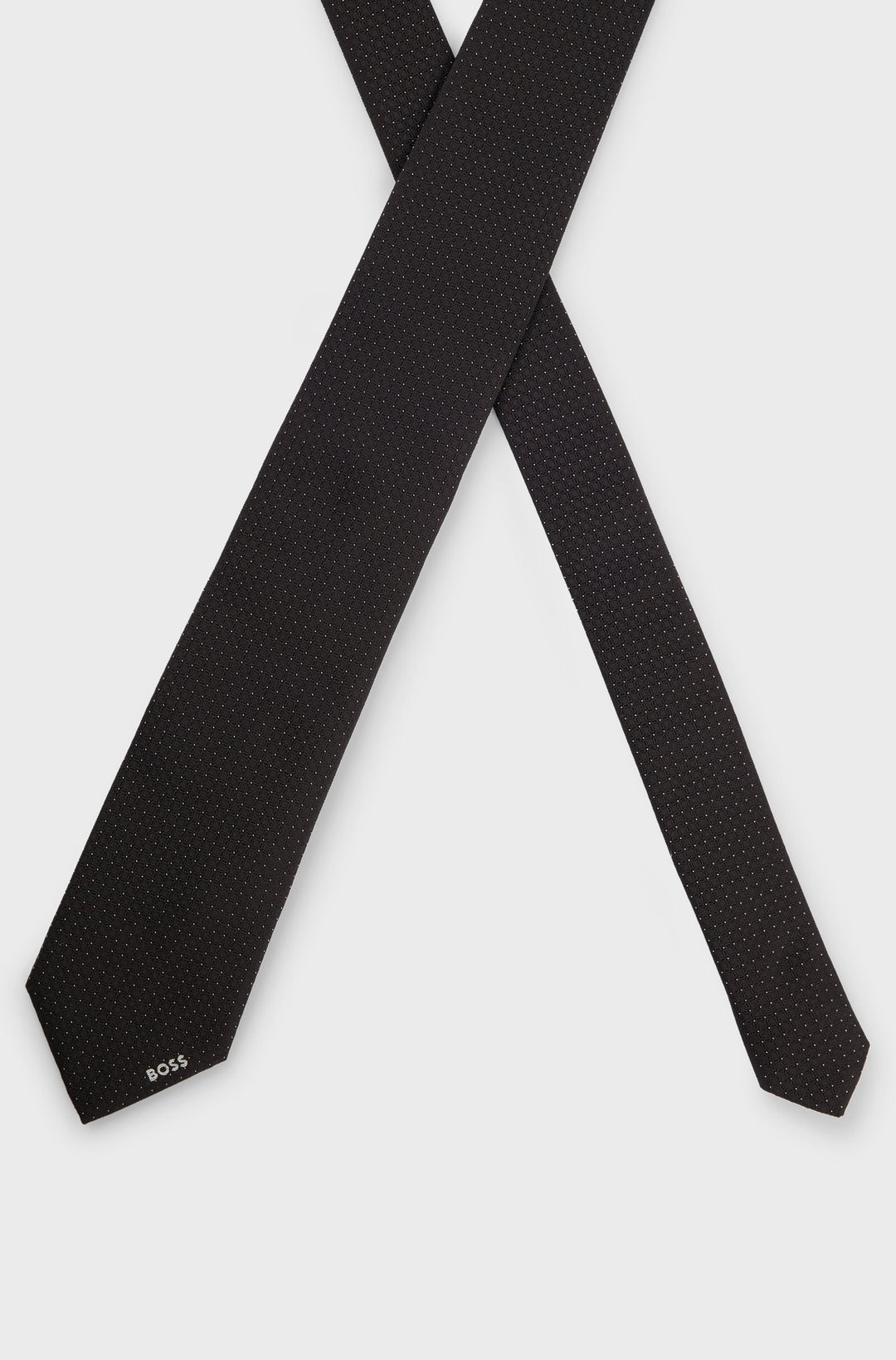 BOSS Ties  in Silk - H-TIE 7.5 CM-222 10262502 01-50521270- Concorde Fashion#color_black-001