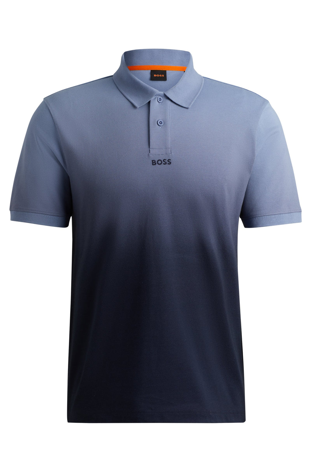 BOSS Polos Regular Fit in Cotton - PE_GRADIENT 10262523 01-50519193- Concorde Fashion#color_blue-464