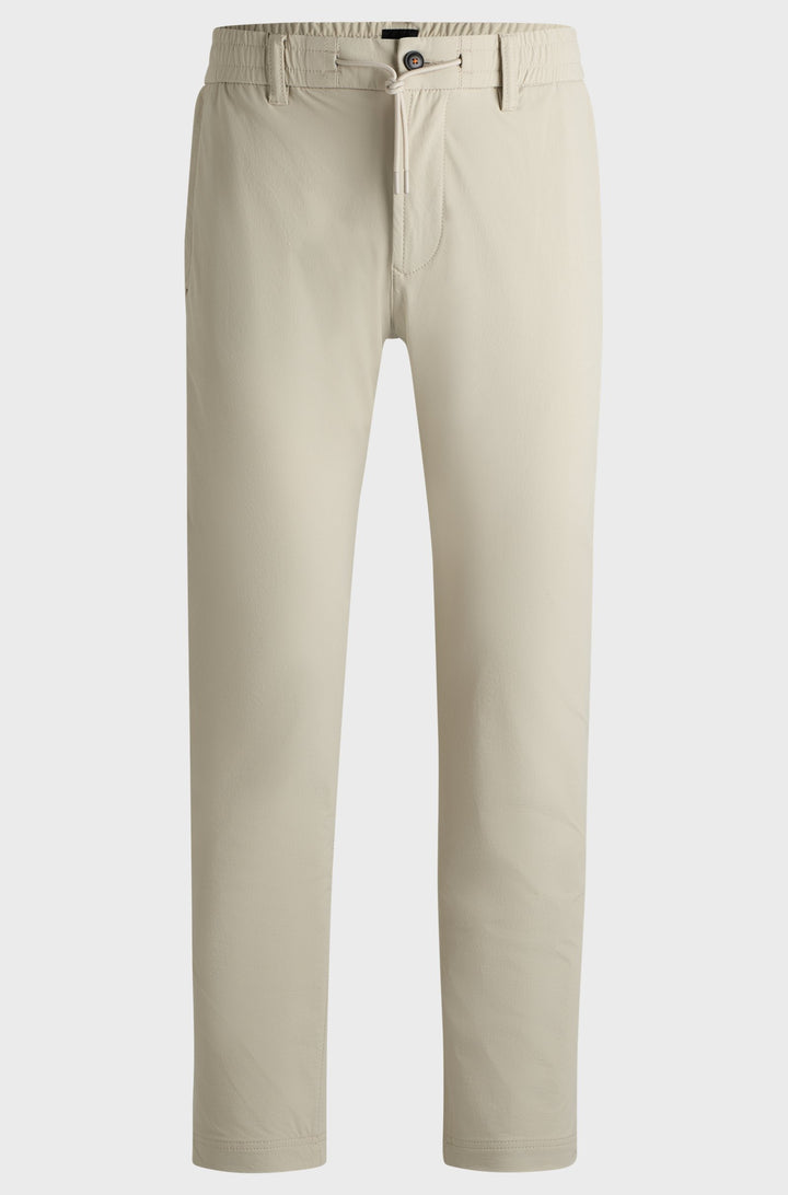 BOSS Chinos Tapered Fit in Nylon - CHINO-TAPERED-DS-3 10262577 01-50519228- Concorde Fashion#color_beige-271