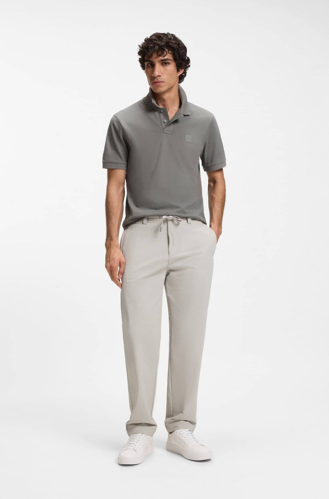 BOSS Trousers  - CHINO_ST_DS 50555049- Concorde Fashion#color_grey-070