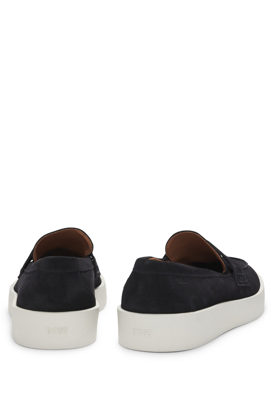 BOSS Casual Shoes  in Leather - CLAY_LOAF_SDPE 10262618 01-50536159- Concorde Fashion#color_navy-401
