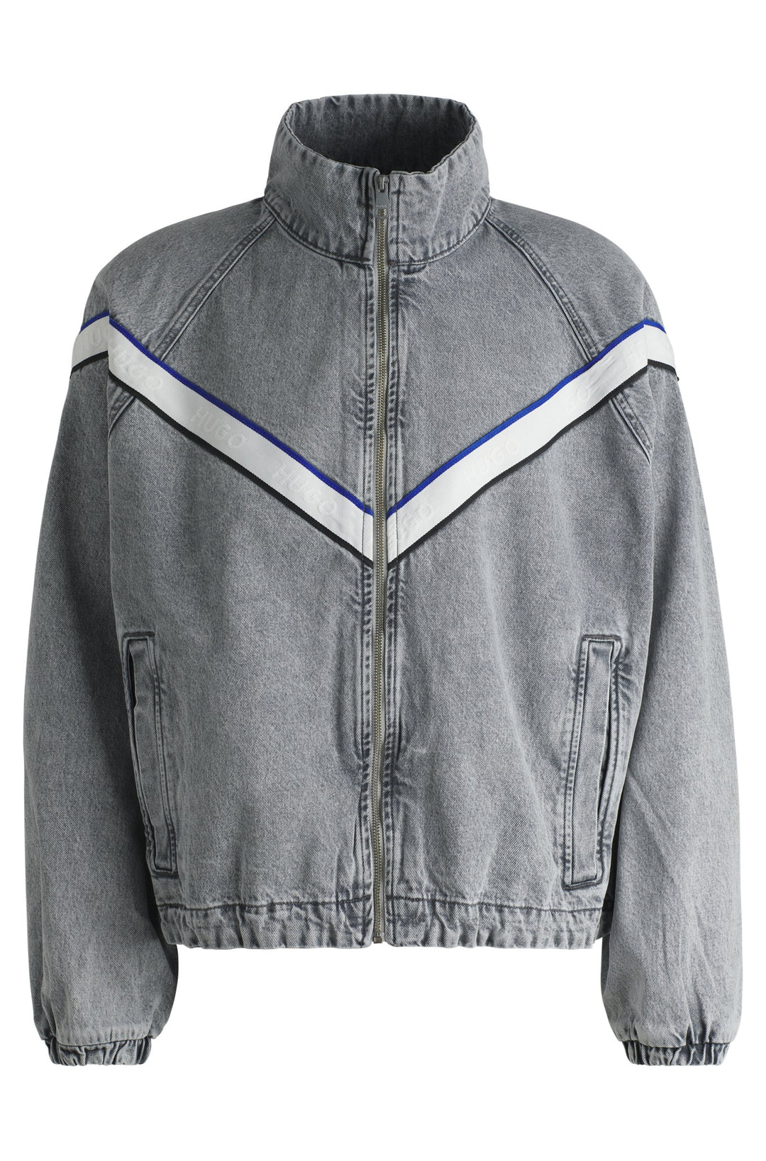 HUGO Casual Jackets Relaxed Fit in Cotton Mix - SOPRANO 10262697 01-50516564- Concorde Fashion#color_grey-035