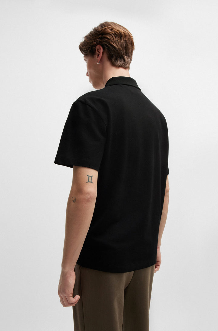 HUGO Polos Relaxed Fit in Cotton - DIBLOSPOL 10262710 01-50517409- Concorde Fashion#color_black-001