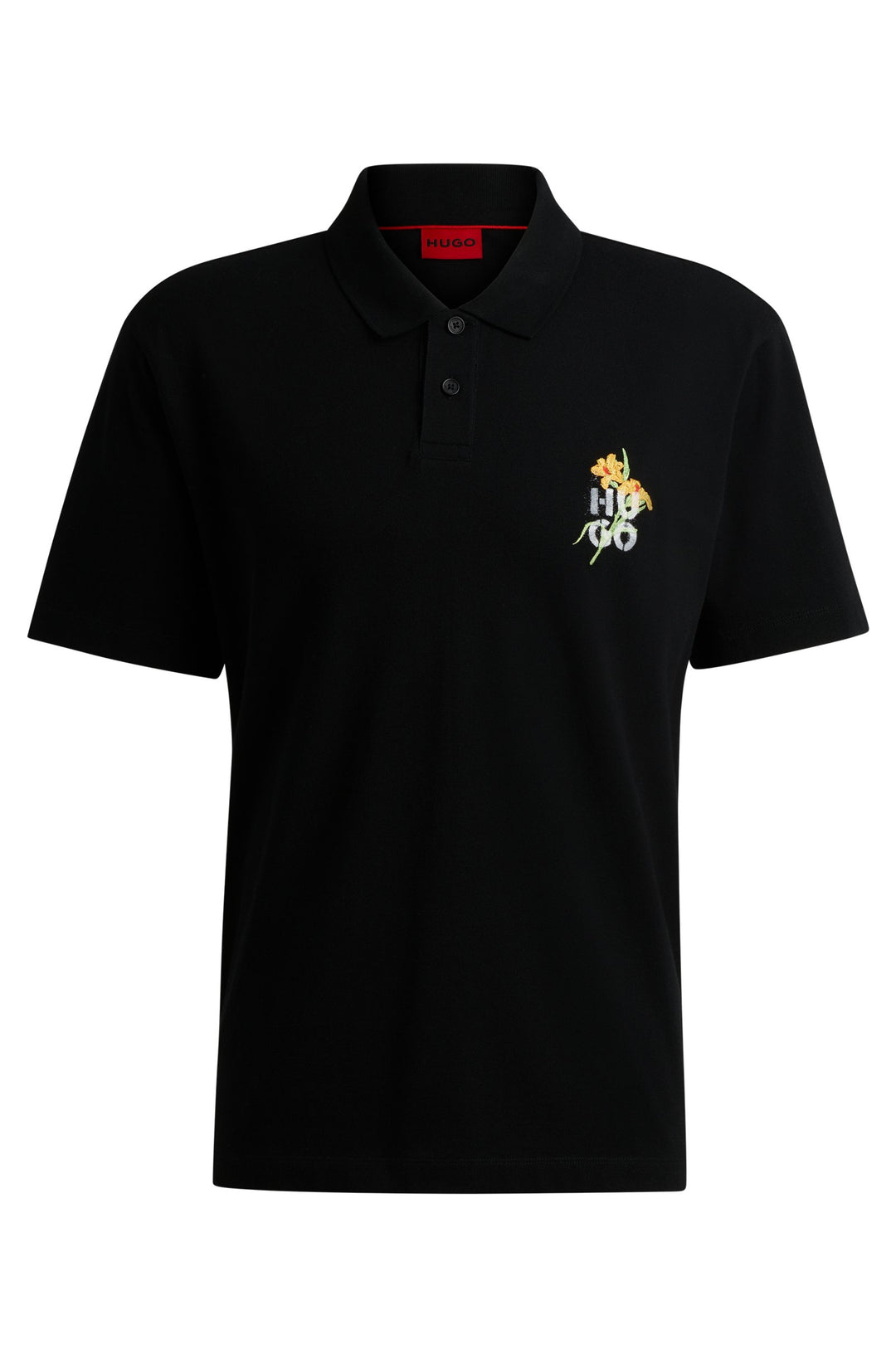 HUGO Polos Relaxed Fit in Cotton - DIBLOSPOL 10262710 01-50517409- Concorde Fashion#color_black-001
