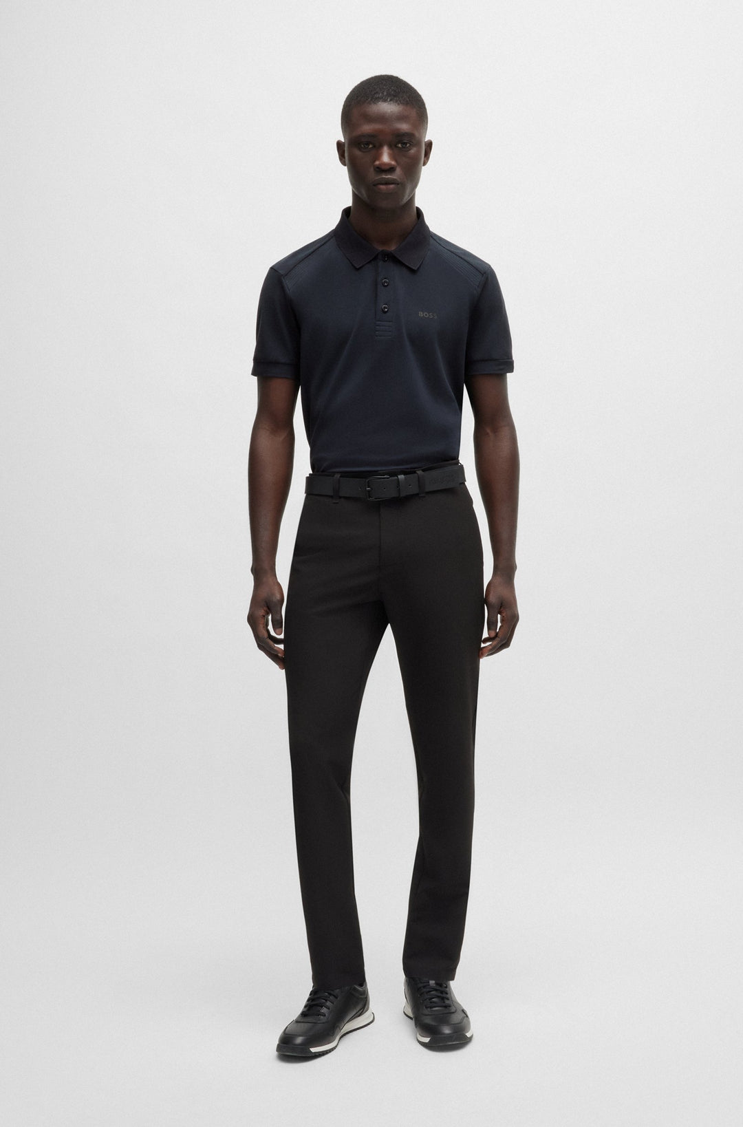 BOSS Polos Regular Fit in Cotton Mix - PADDY 4 10262779 01-50519855- Concorde Fashion#color_navy-402