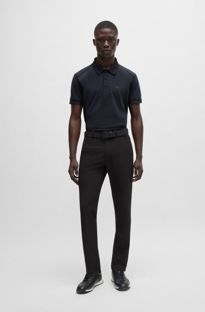 BOSS Polos Regular Fit in Cotton Mix - PADDY 4 10262779 01-50519855- Concorde Fashion#color_navy-402
