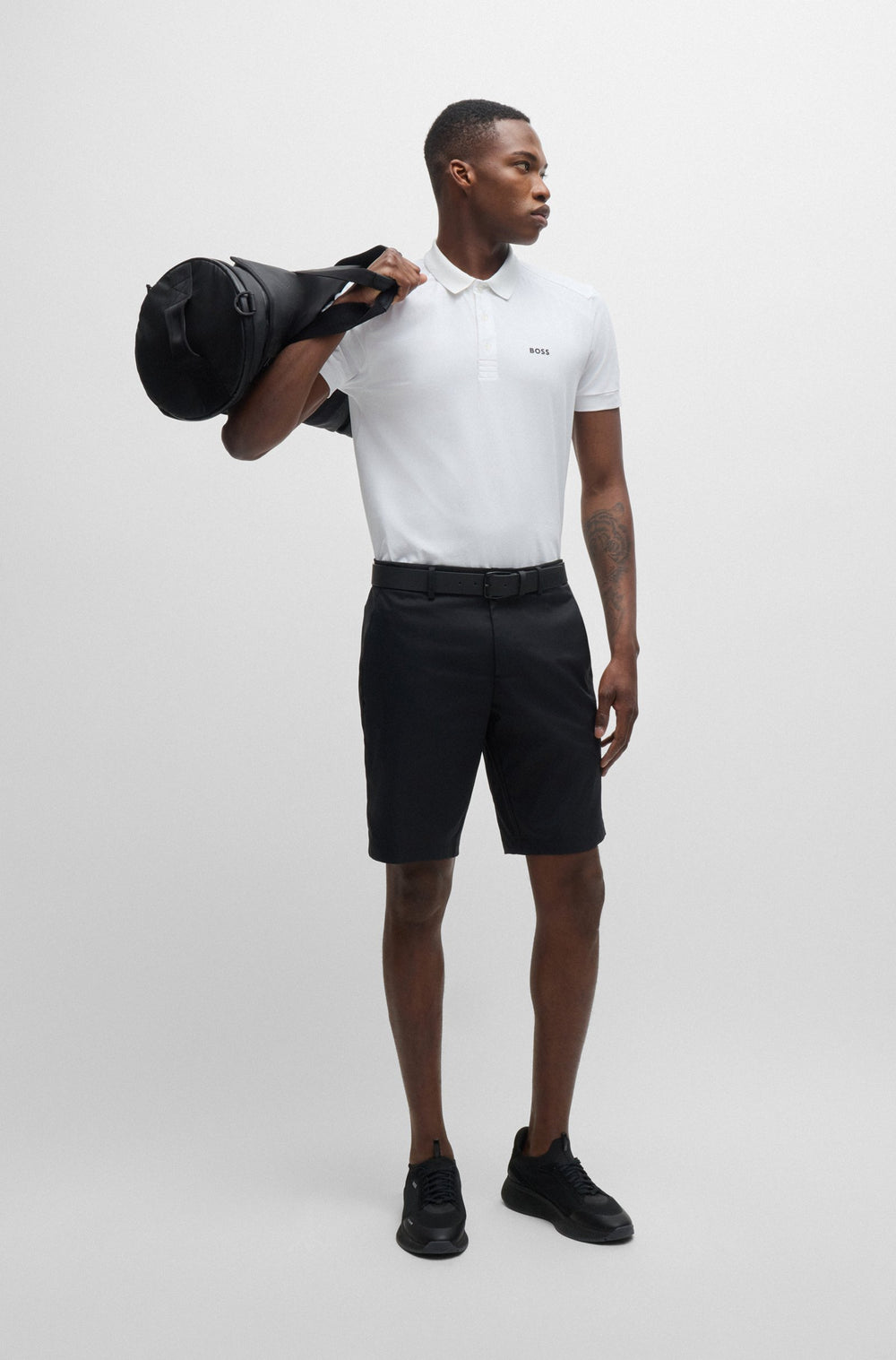 BOSS Polos Regular Fit in Cotton Mix - PADDY 4 10262779 01-50519855- Concorde Fashion#color_white-100