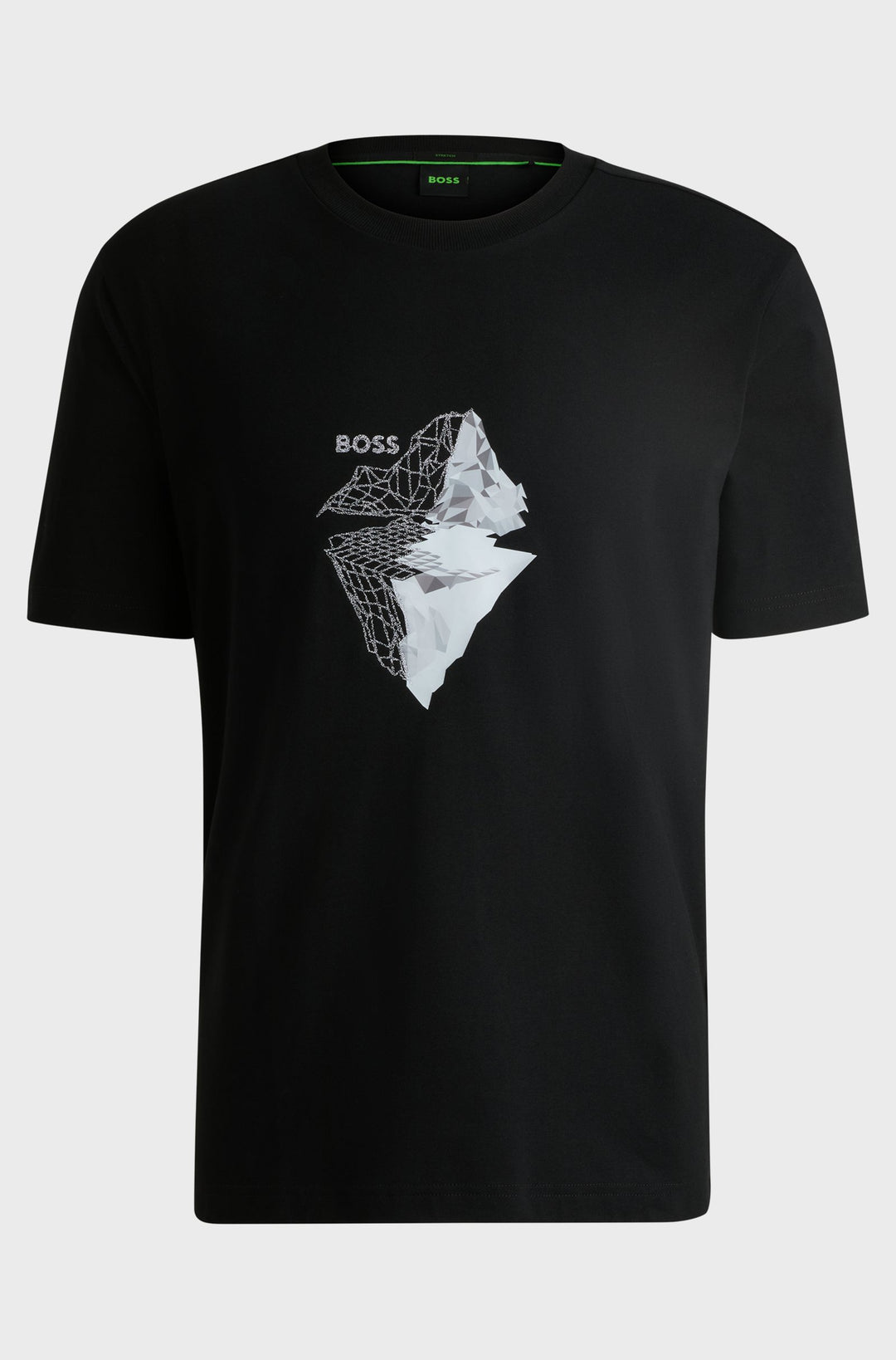 BOSS T-Shirts Regular Fit in Cotton Mix - TEE 8 10262779 01-50525148- Concorde Fashion#color_black-001