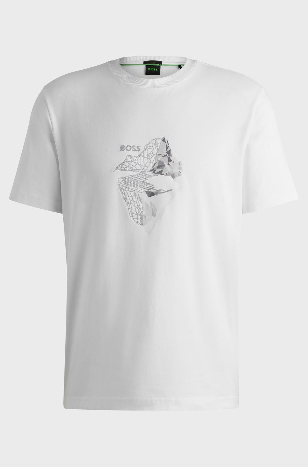 BOSS T-Shirts Regular Fit in Cotton Mix - TEE 8 10262779 01-50525148- Concorde Fashion#color_white-100