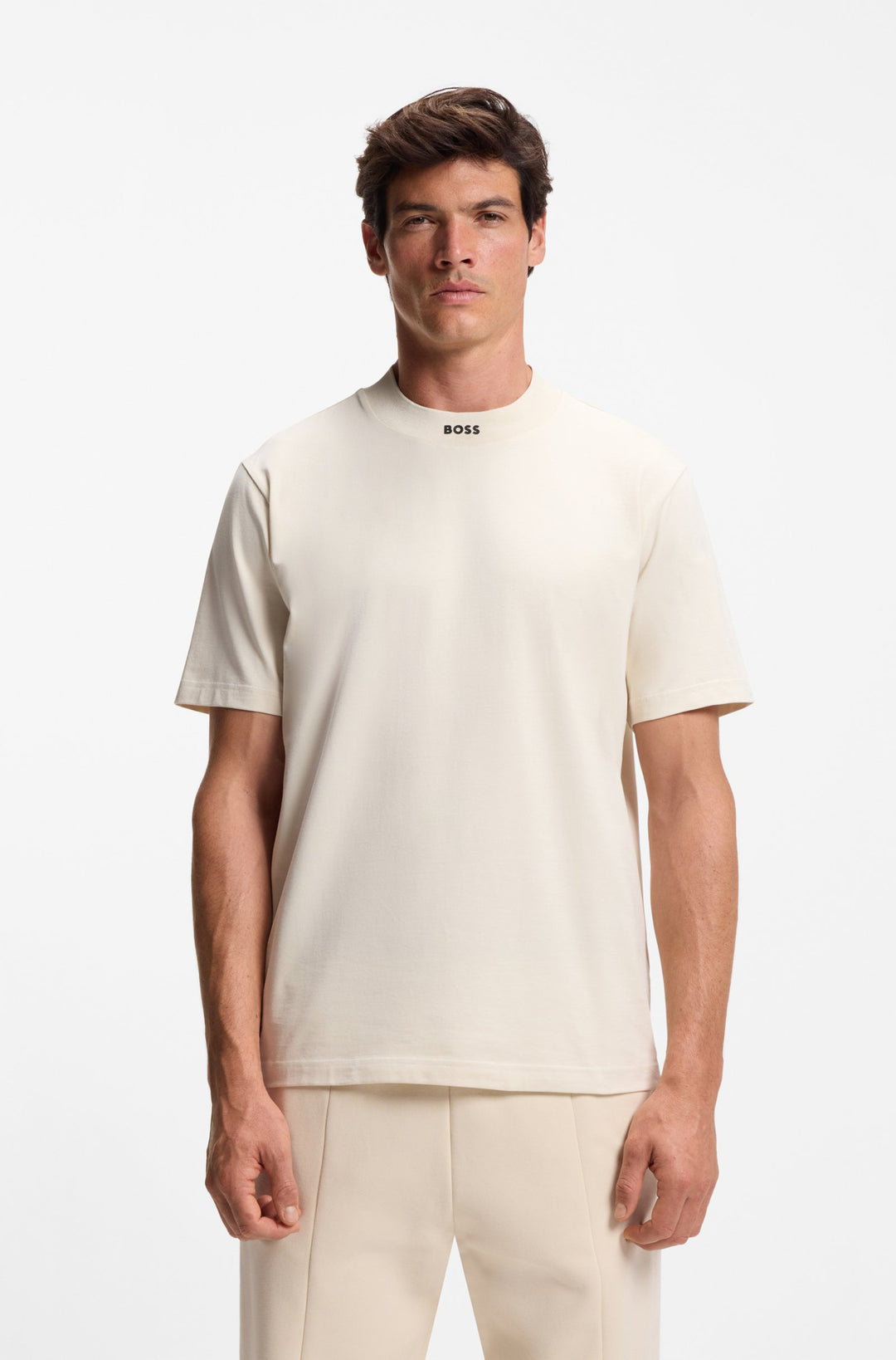 BOSS T-Shirts Relaxed Fit - TEE COLLAR ZONE 50551139- Concorde Fashion#color_white-131