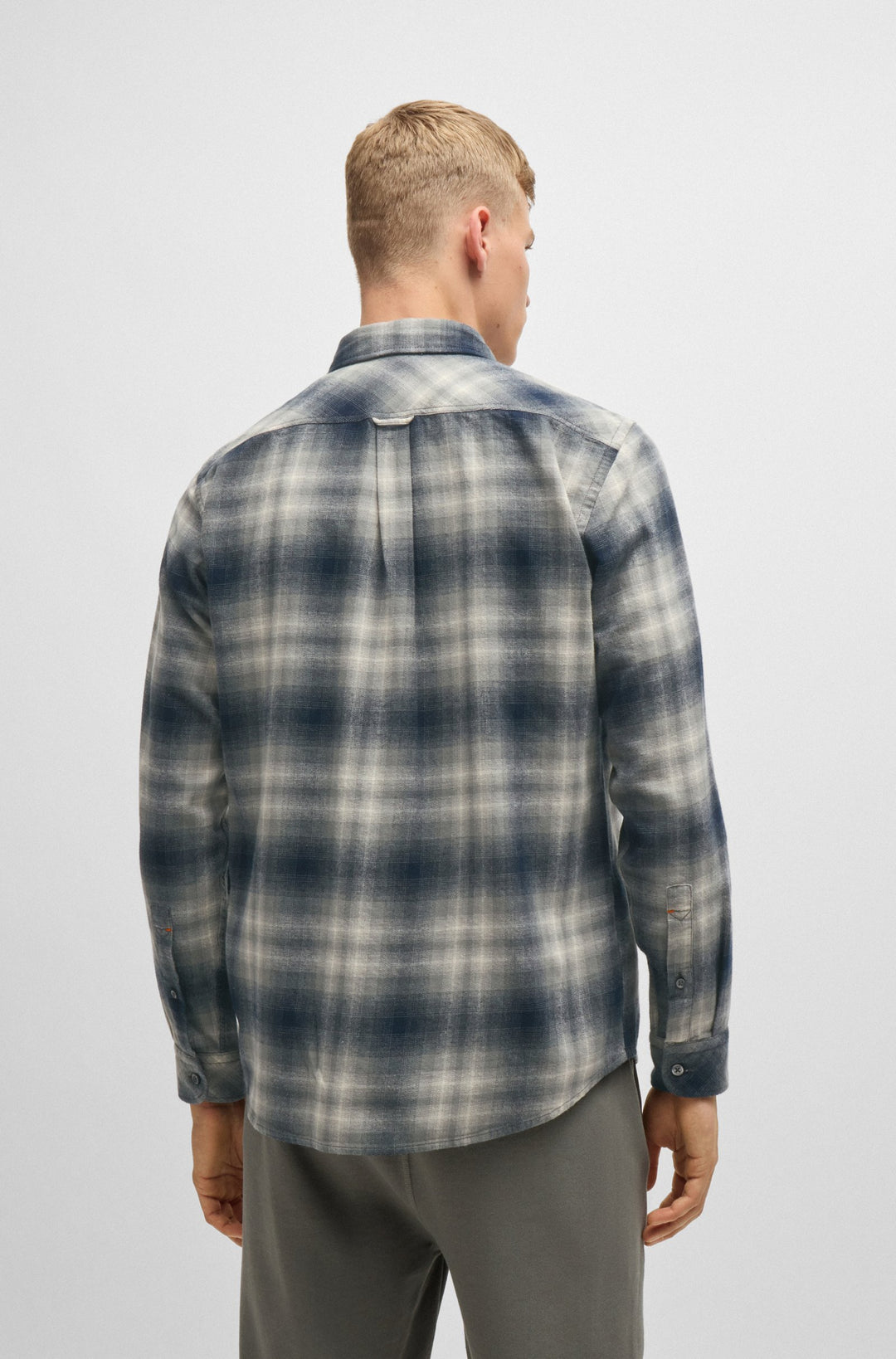 BOSS Casual Shirts Regular Fit in Cotton - RICKERT_M 10262803 01-50524875- Concorde Fashion#color_grey-076