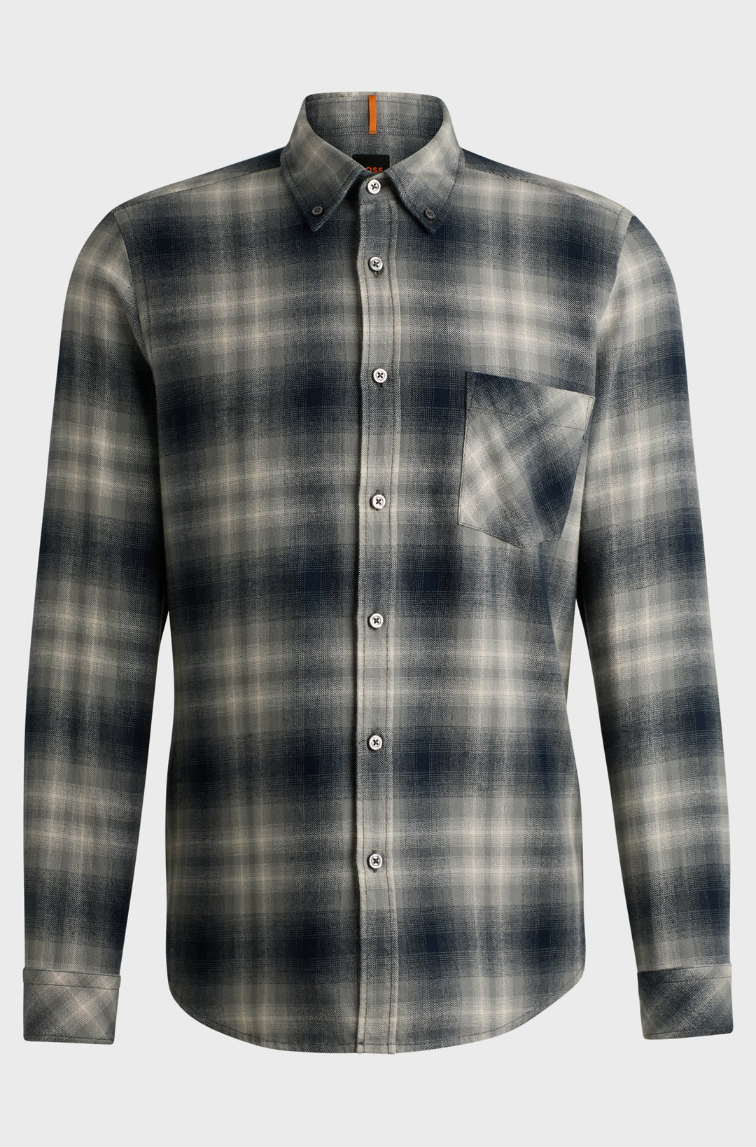 BOSS Casual Shirts Regular Fit in Cotton - RICKERT_M 10262803 01-50524875- Concorde Fashion#color_grey-076
