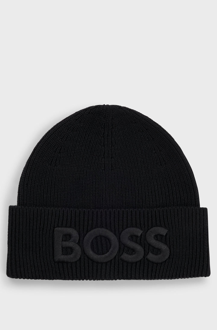 BOSS Hats  in Wool Mix - AFOX_R 10262883 01-50522449- Concorde Fashion#color_black-001