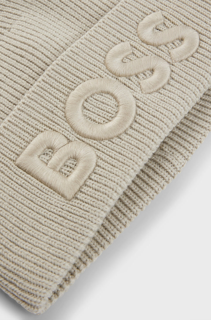 BOSS Hats  in Wool Mix - AFOX_R 10262883 01-50522449- Concorde Fashion#color_beige-271