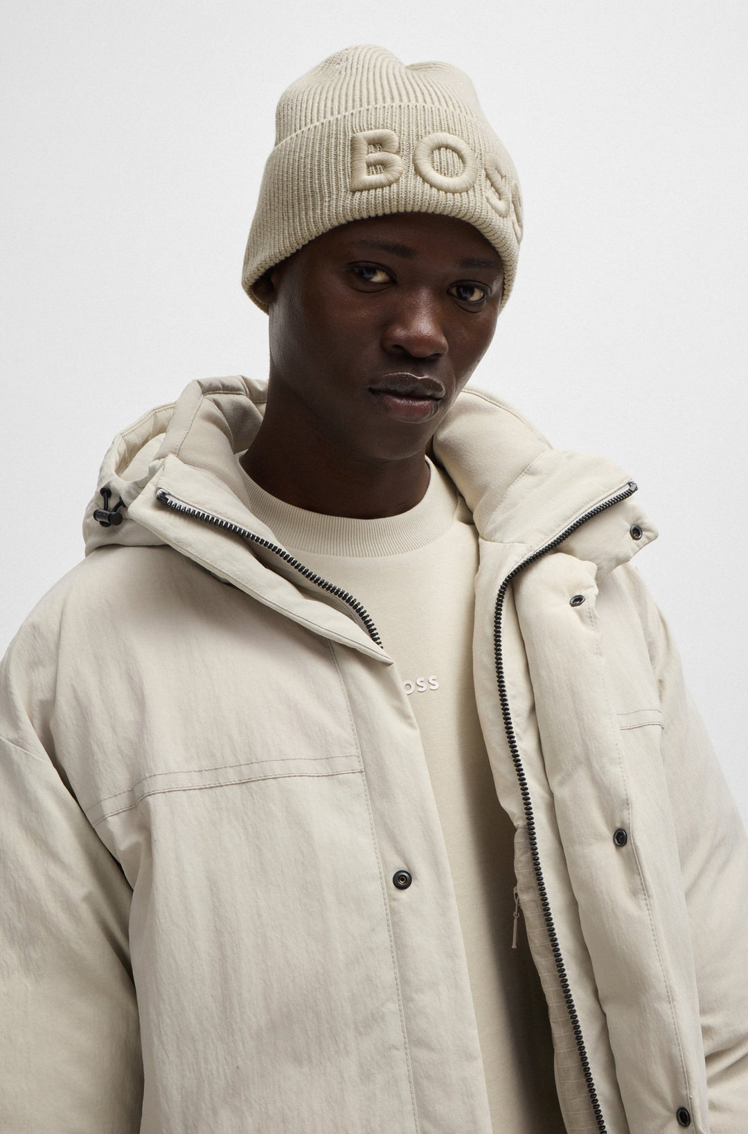 BOSS Hats  in Wool Mix - AFOX_R 10262883 01-50522449- Concorde Fashion#color_beige-271