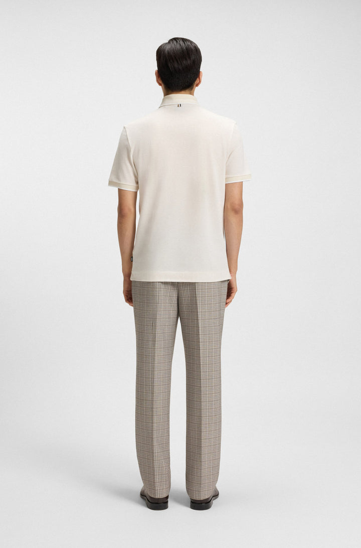 BOSS Polos Regular Fit in Cotton - H-PROUT 141 10262902 01-50521116- Concorde Fashion#color_white-131
