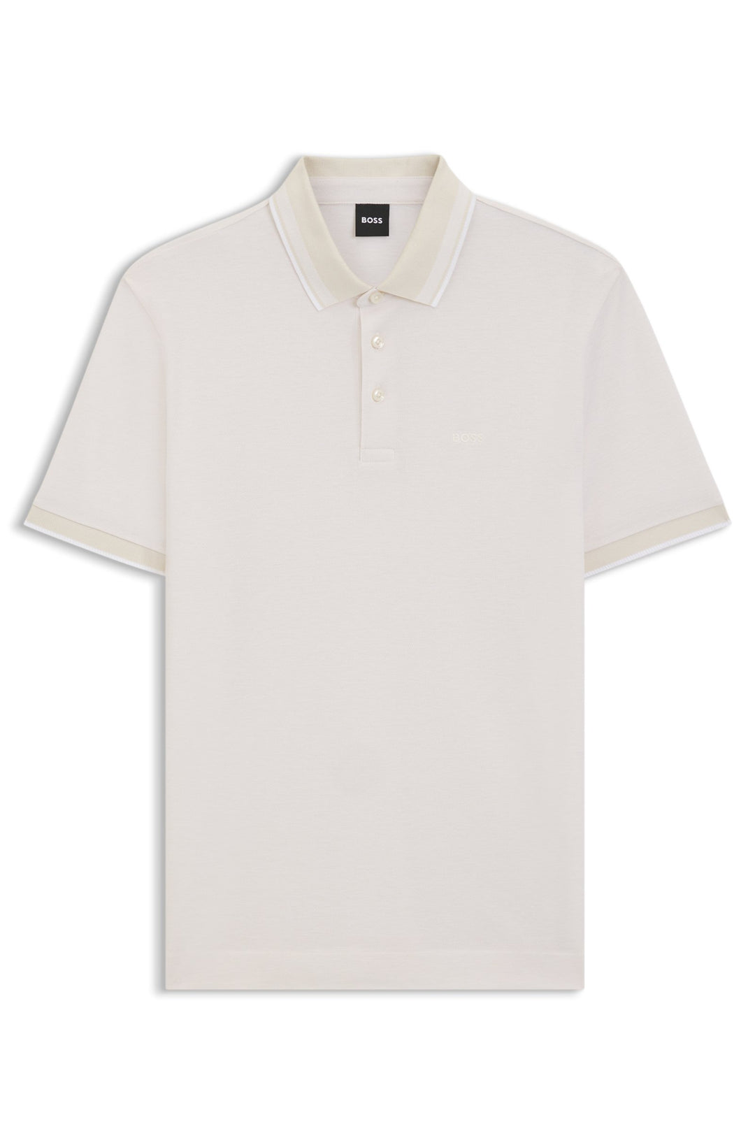 BOSS Polos Regular Fit in Cotton - H-PROUT 141 10262902 01-50521116- Concorde Fashion#color_white-131