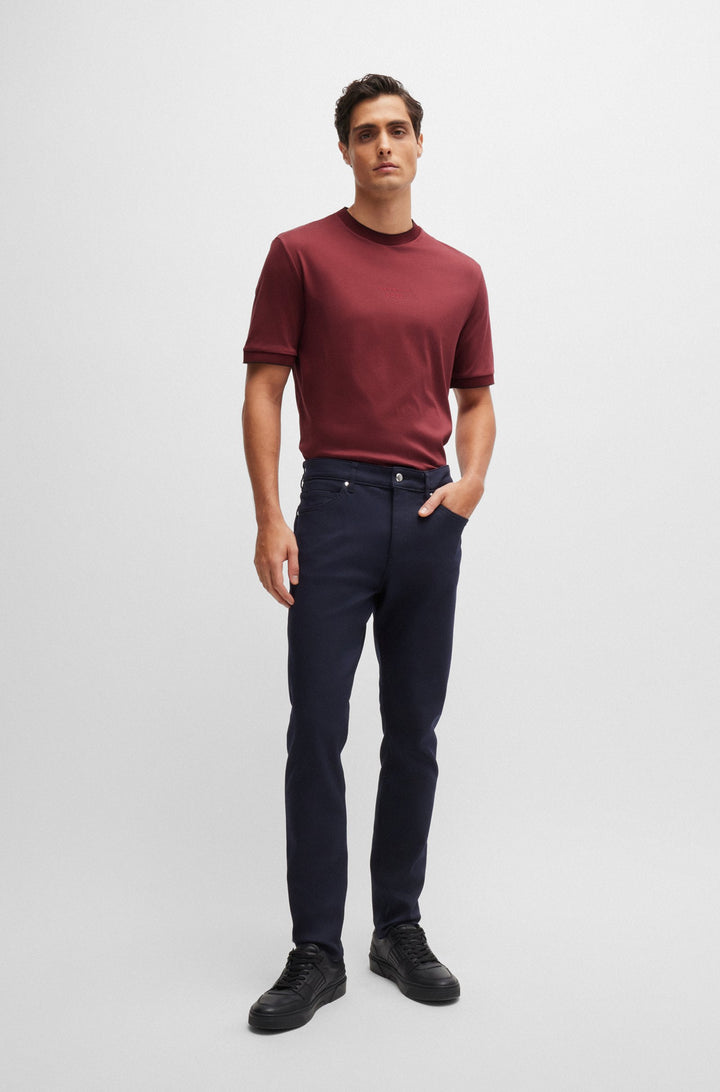 BOSS T-Shirts Regular Fit in Cotton - H-THOMPSON 40_PS 10262914 01-50518631- Concorde Fashion#color_red-605